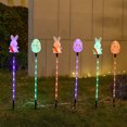 thumbnail image 4 of OAVQHLG3B 6 Packs Solar Easter Egg Pathway Lights for Easter Decorations Outdoor,Easter Egg Decorations Lights, Waterproof Outdoor Solar Easter Lights for Garden Yard Pathway Lawn Grave, 4 of 6