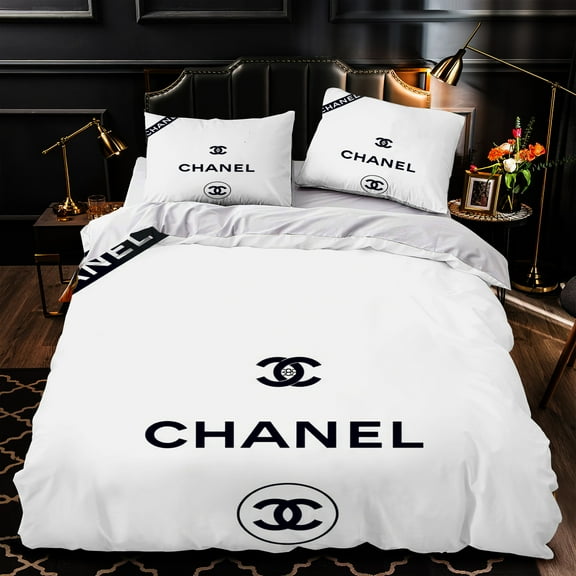 Chic 3-Piece Duvet Cover Set - Black & White Elegant Modern Bedding for Stylish Bedrooms