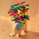 thumbnail image 3 of Juguetes para niños con juego de frijoles, Juguetes para niños con forma, Bloques de geometría, Juguetes de juego con equilibrio del elefante, Juguetes con colores, Juguetes de madera macizos, 3 of 9