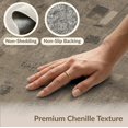thumbnail image 6 of ODIKA 4'x6' Taupe Abstract Geometric Impasto Natural Washable Area Rug Modern Patchwork Mosaic With Distressed Vintage Textural for Dorm Room, Small Living Stain Resistant Low Profile, Easy Care, 6 of 7
