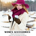 thumbnail image 2 of Whiteleopard Women winter Gloves Touchscreen Warm Plain Gloves- Touch Screen Texting for Phone, 2 of 7
