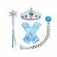 thumbnail image 1 of Vestido de princesa Frozen para niñas de primavera, vestido blanco, vestido de actuación para cumpleaños y Halloween, 1 of 6