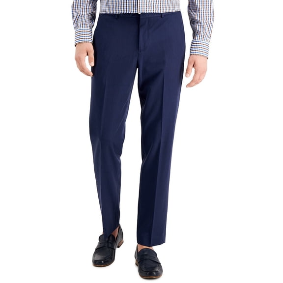 Perry Ellis Portfolio Men's Modern-Fit Stretch Solid Resolution Pants 36x32 B4HP