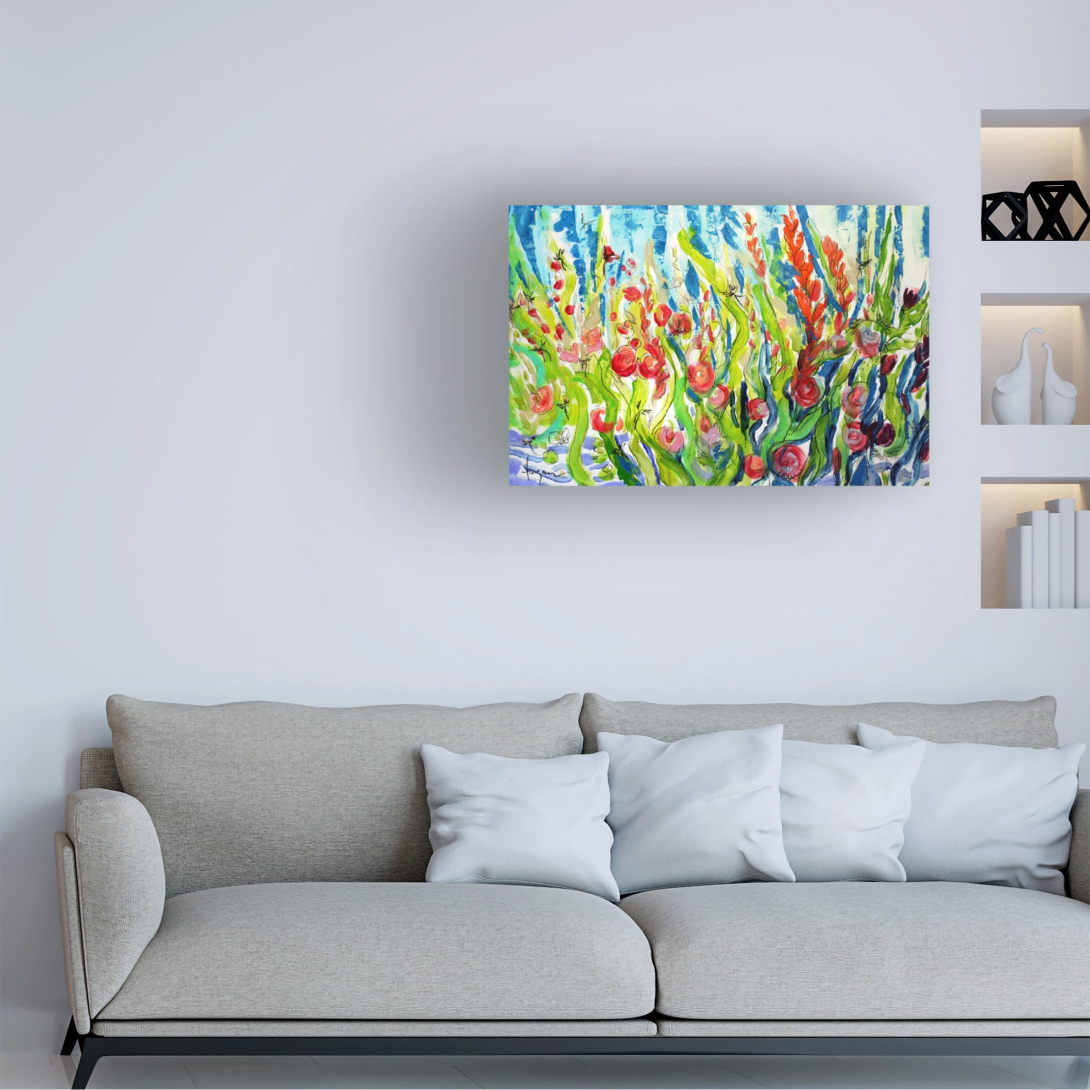Canvas Wall Art - Dorothy Fagan 'Myplaceinthesun' Wall Art for Living Room, Bedroom, or Office Décor by Trademark Fine Art - 24 x 16 Inches