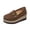 Brown, variant on Dakaela Womens Slip on Wedge Loafers Comfortable Thick Soft Platform Casual Shoes Business Suede Work Office Dress Penny Loafer,Black 6.5