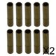 thumbnail image 1 of 2x10 Piezas Extremos De Cordón Hebilla De Cordón De Cuero PU Redondo De 3 Mm Para Collar De Pulsera, 1 of 10