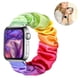 thumbnail image 2 of Compatible con correa de Apple Watch, anillo para el pelo, pulsera de tela estampada con patrón suave, pulsera para mujer, bandas elásticas para IWatch, 2 of 8