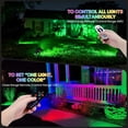 thumbnail image 3 of Multi Colored Spotlights Outdoor: RGBW LED Spot Light Plug in 120V Remote Control 16 Color Changing Landscape for Lawn Yard Garden Outside Path Tree Holiday Décor, 4 Pack (RGB+Warm White), 3 of 5