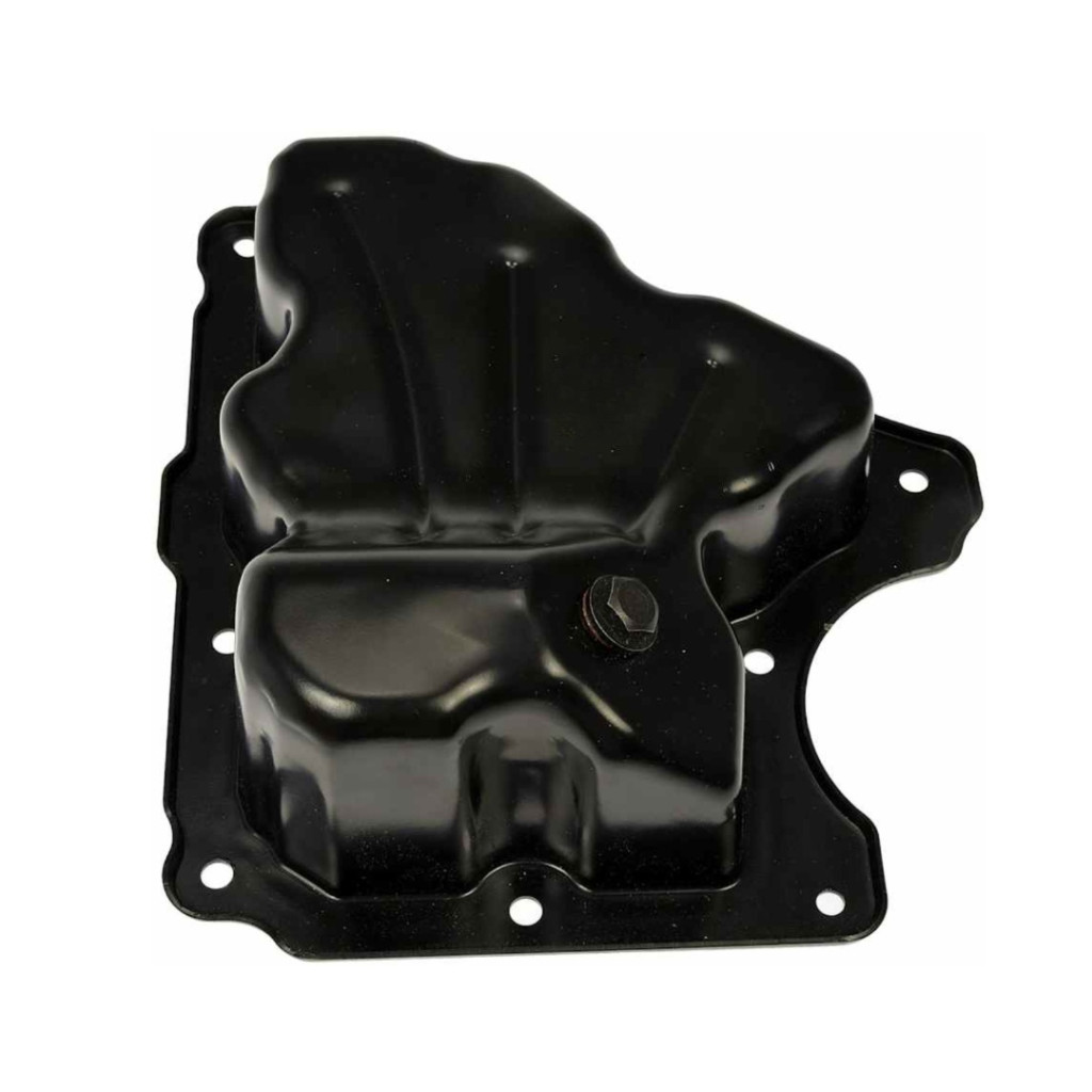 KarParts360 For Chevy Cheyenne 2014 15 16 17 18 2019 Engine Oil Pan | Steel | Black Color | 6 Qt Capacity | M12 By 1.75 Drain Thread Size | 2.3 Inches Minimum Depth | For 12623115, 12659686
