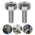 thumbnail image 3 of Miangastore 50pcs Rack Screws Cage Nuts Kit Cage Nut Mounting Screw Bolts Washers Metric Hardware for Rack Mount Server Shelves Cabinets Assortment Kit Silver, 3 of 9