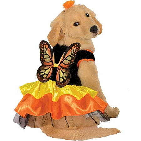 UHC Monarch Butterfly Outfit Fancy Dress Puppy Halloween Pet Dog Costume, L