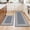 Gray, variant on Vaukki Kitchen Rug Sets 2 Pieces,Waterproof Non Slip Kitchen Floor Mat,Kitchen Rugs and Mats for Dining & Laundry Room,17"x29"+17"x47",Blue