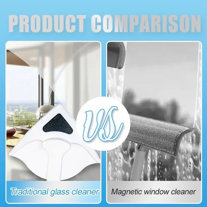 Magnetic Window Wiper Double Side 3-30mm Glass Cleaner Brush Tool Household  Cleaning Tool Magnetic Window Cleaner Magnetic 