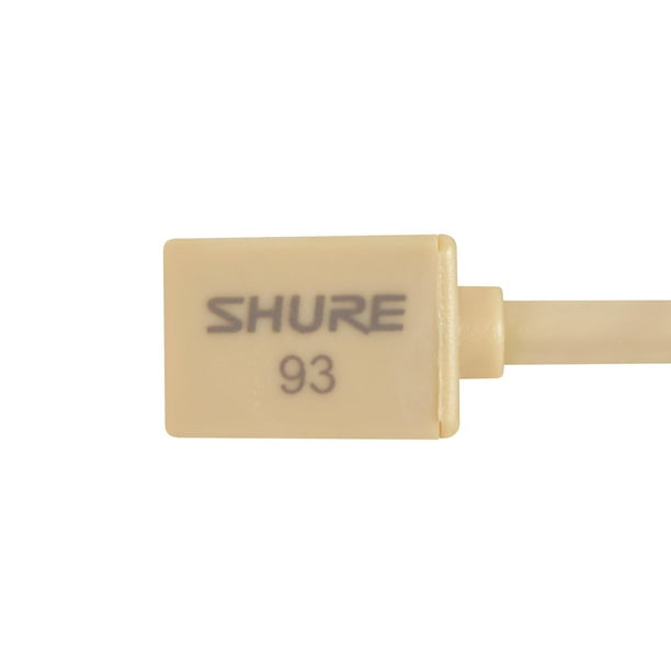 Micrófono de condensador Lavalier Shure WL93T para Theater Tan