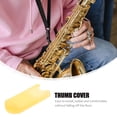 thumbnail image 5 of KONTONTY 1Pc Silicone Saxophone Thumb Rest Cover Yellow Finger Support and Comfort, 5 of 6