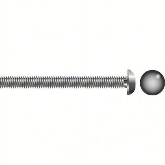 SeaChoice 00136; 5/16-18X5 Carriage Bolt Stainless Steel 5/ Bag