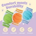 thumbnail image 6 of Visland Baby Knee Pads - Protector Anti-Slip Adjustable Breathable Cotton Baby Knee Socks Leggings for Babies Crawling Walking for Infant Toddler Kids Boys Girls, 6 of 8