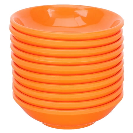 Ifundom Orange Dipping Sauce Dishes Set of 10 for Home and Restaurant Use, and Stylish Serving Bowls