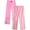 Pink Bows/Plaid, variant on dELiA*s Girls Pajama Pants Cute Pattern Fleece Plaid Girls Pajamas Sleepwear 2 Pack