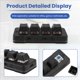 thumbnail image 4 of MK424G Mini Teclado Personalizado de 4 Teclas con Interruptor MecáNico Azul, ConexióN USB de 2,4 G para Juegos de Oficina y Multimedia, Color Negro, 4 of 5