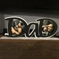 thumbnail image 4 of Amdohai Picture Frame Father's Day Decoration Gift Photo Frame DaD/PaPa Shape for Desk Decor Ornaments, 4 of 7