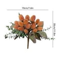 thumbnail image 2 of Lifelike Artificial Banksia Flower Bouquets - Fake Plant Bunches for Home Decoration Indoor Outdoor Table Centerpiece Versatile Gift, 2 of 7