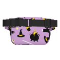thumbnail image 3 of Fotbe Cute Halloween Cangurera Cuadrada con Estampado de Doble Capa, Bolsa de Cintura Ajustable Mini para Hombres y Mujeres, 3 of 9