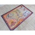 thumbnail image 4 of Middle Earth Map Area Rug, Multicolor, 47'x70' (120x180cm), Custom, Living Room, Non-Slip, Cotton, Machine-Woven, Water Resistant, Limited Warranty, 4 of 7