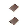 thumbnail image 2 of pitrice 1/2/3 Men Wallet Money Clips Bag Coin Pocket Purse Cowhide Card Holder Short Fashionable for Office Driver License Case Coffee Color vertical design 2PCS, 2 of 6