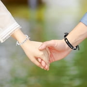 Uloveido Gift Set Bracelets, Magnetic Sterling Silver, Y3521-5
