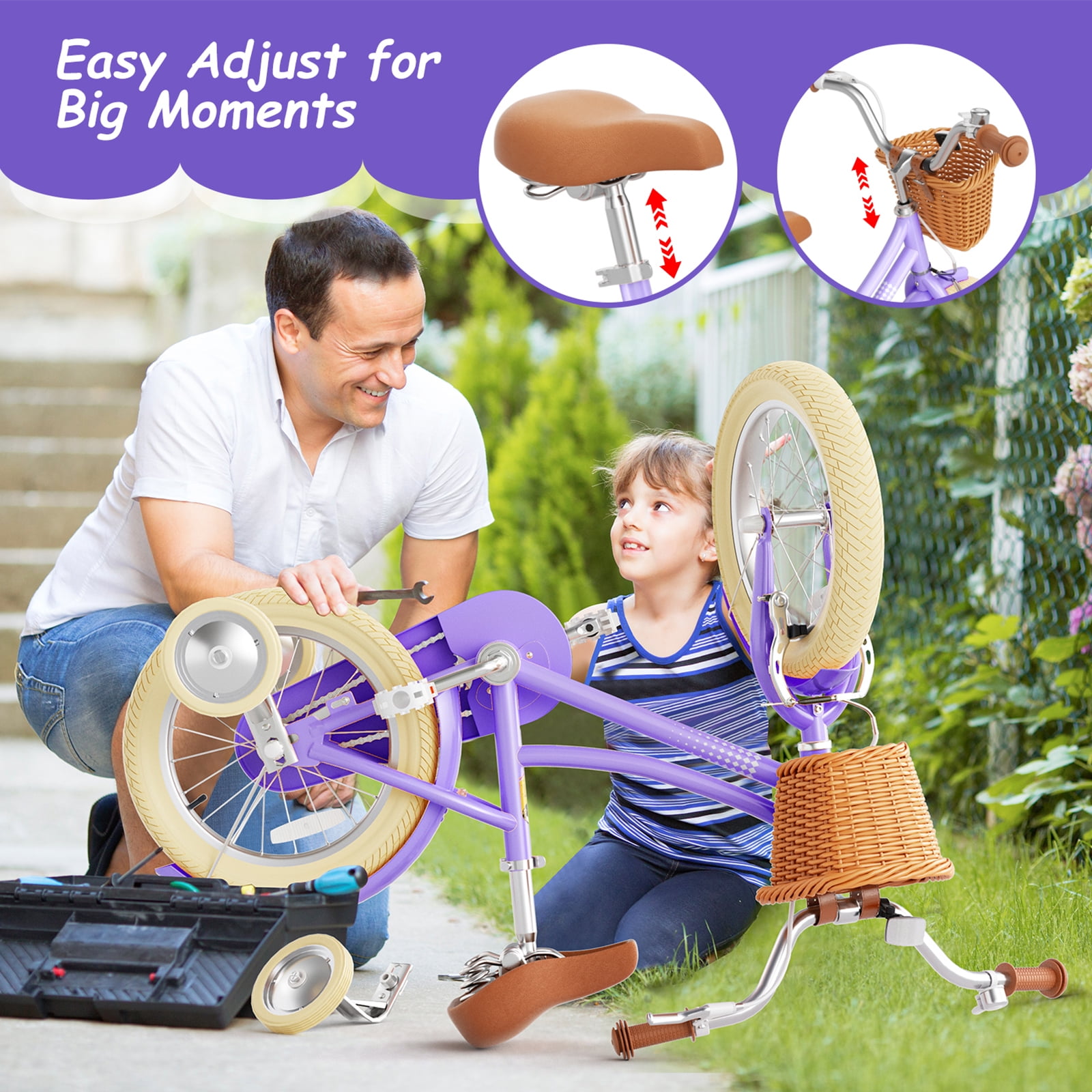 XJD 12 Inch Kids Bike for 2-4 Years Old Toddlers and Kids, Kid's