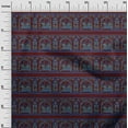 thumbnail image 2 of oneOone Silk Tabby Fabric Ethnic Block Decor Fabric Printed BTY 42 Inch Wide, 2 of 4