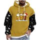 thumbnail image 2 of Sudadera con capucha para hombre, estilo casual, con cuello redondo, estampado, manga larga, blusa de poliéster, 2 of 5