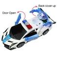 thumbnail image 3 of Flmtop 360 Degree Automatic Rotation with Music Light Police Car Model Kids Toy Gift, 3 of 8