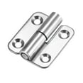 thumbnail image 5 of Unique Bargains Lift Off Hinge Right Mini Stainless Steel Hinge Slip Joint Small Flag Hinges 37mm Long 33mm, 5 of 5