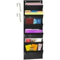 thumbnail image 1 of Godery Sustainable Office Storage Pocket, Cascading Wall File Organizer, 6 Pockets, Letter Size, File Folder Holders, 1 of 5