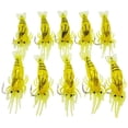 thumbnail image 1 of Señuelo para Peces de Mar LobstaHook 2Paq 20pzs 45x15mm 1.3g Amarillo Silicon Suave Anzuelo, 1 of 2