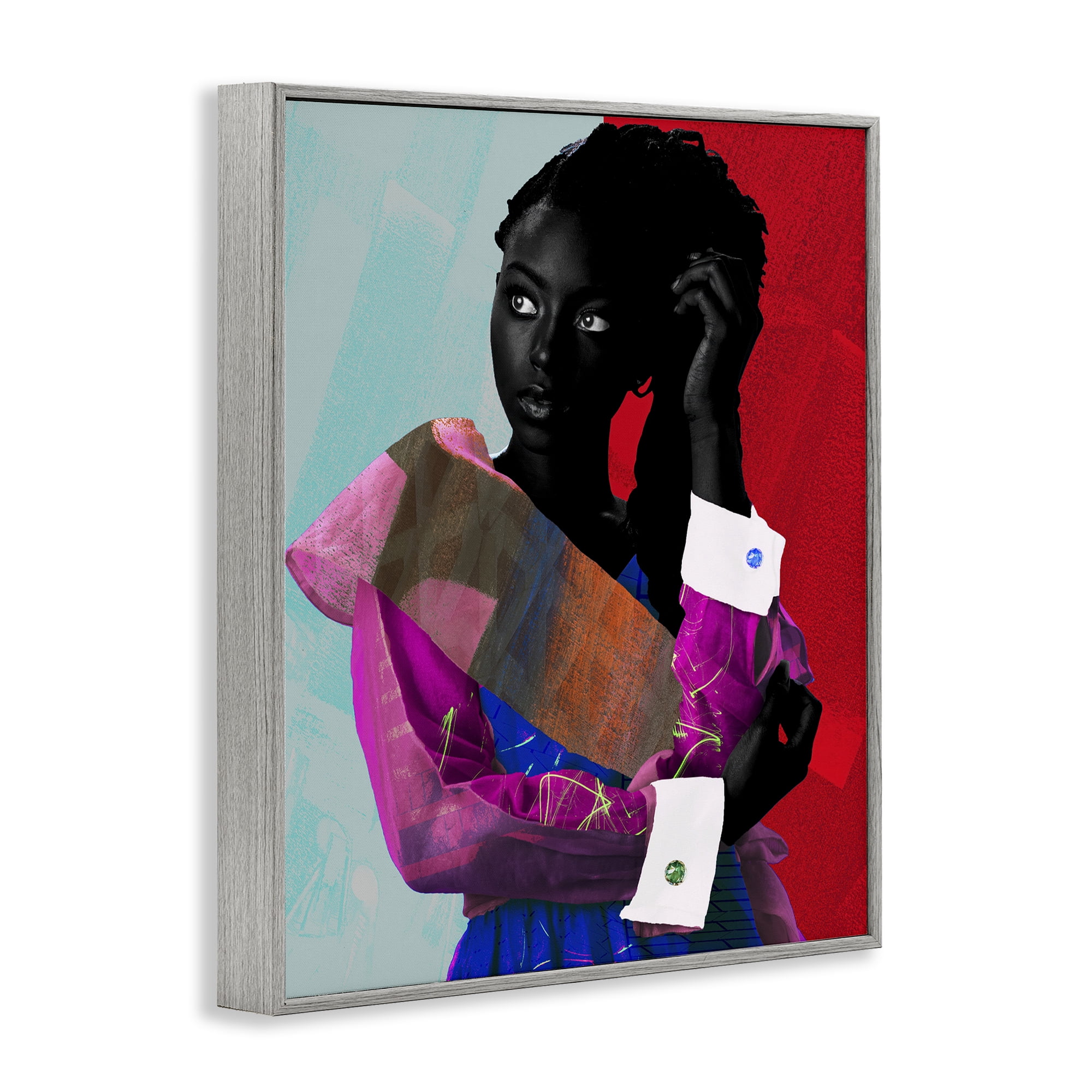 Stupell Industries New York Fashion Style Gray Framed Giclee Art, design by NUMA Art