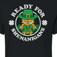 thumbnail image 3 of Garfield - Ready For Shenanigans  - Juniors Cropped Cotton Blend T-Shirt, 3 of 5