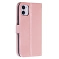 thumbnail image 3 of Case for iPhone 11 Zipper Pocket Wallet Leather Case Magnetic Closure Flip Cover - Pink, 3 of 5