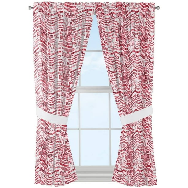 Nfl Tampa Bay Buccaneers Anthem Window Curtain Panels 1 Each Walmart Com Walmart Com