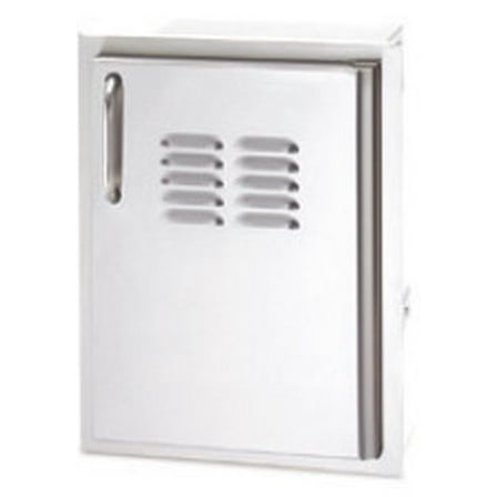 Single Access Door with Tank Tray & Louvers - Right Swing