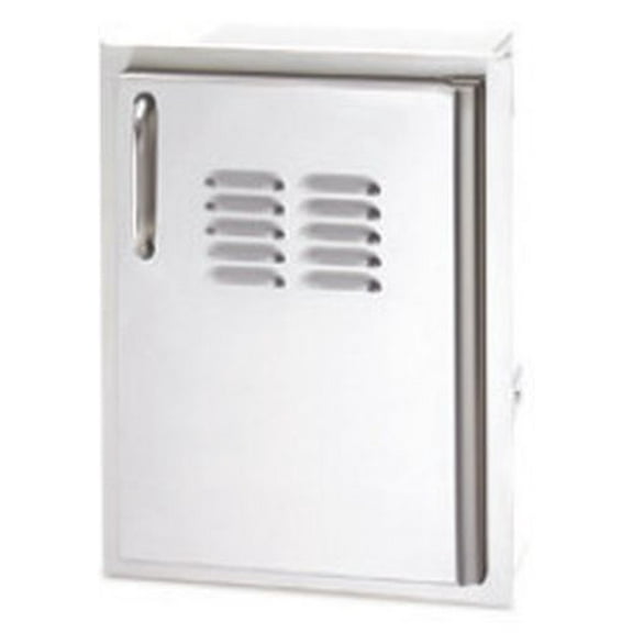 Single Access Door with Tank Tray & Louvers - Right Swing