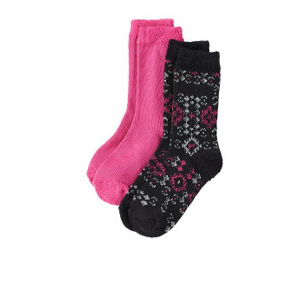 ClimateRight by Cuddl Duds Cuddl Duds 2pk.Fairisle Lounge Socks
