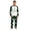 01#Men, variant on Christmas Family Matching Pajamas Holiday Sleepwear Sets, Long‑Sleeve Top & Pants for Mom Dad Kids, Baby Onesie, Green Buffalo Plaid Jesus X‑Mas Tree Print