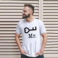 thumbnail image 2 of WEAIXIMIUNG T-Shirts pour Hommes à Manches Courtes Bras Serrés T-Shirt Décontracté pour Hommes Doux de la Saint-Valentin Imprimé T-Shirt Confortable à Manches Courtes Couple Col Rond Haut, 2 of 8