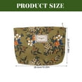 thumbnail image 6 of Floral Makeup Bag Travel Make Up Bag Zipper Toiletry Bag Small Cosmetics Bag for Women, 6 of 6