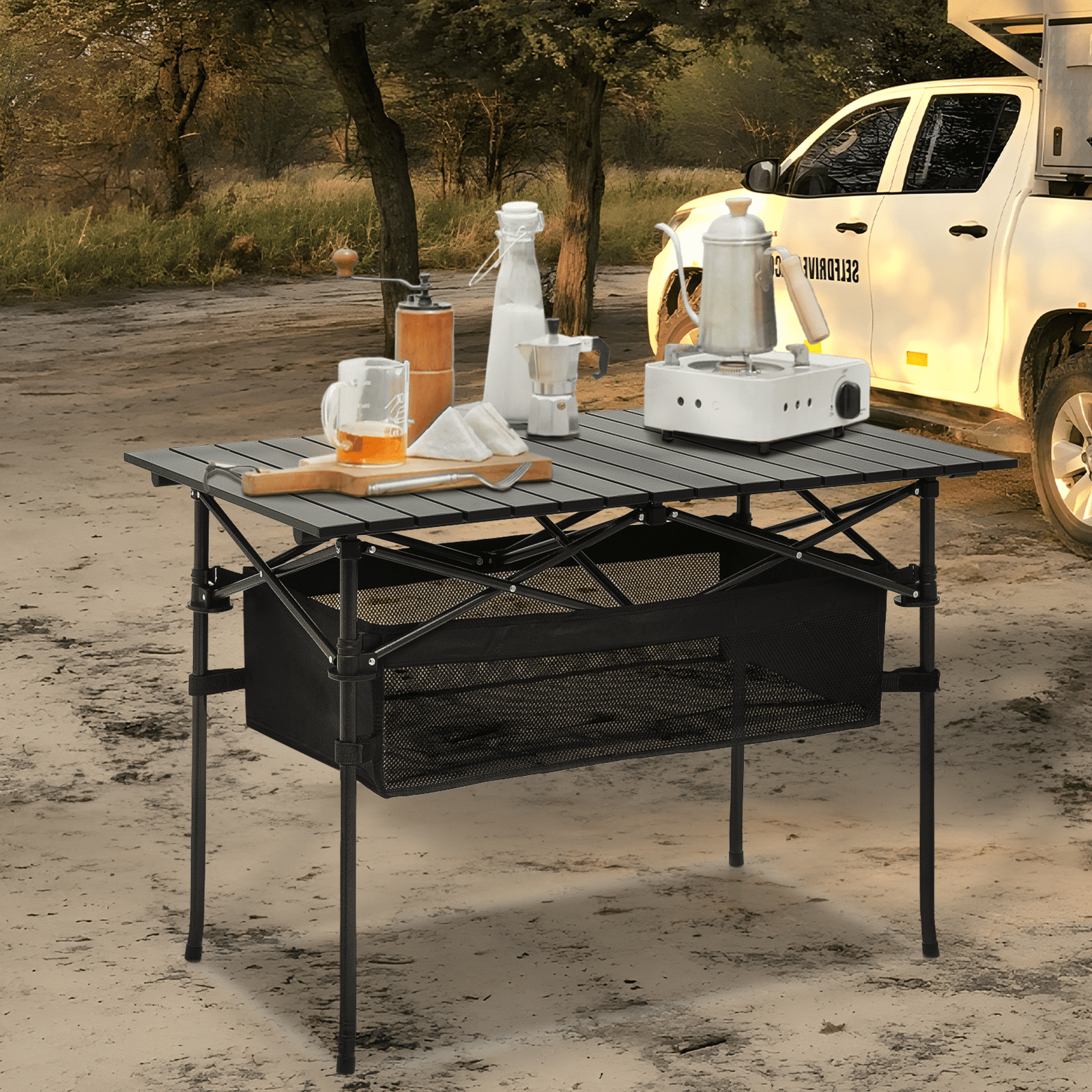 Roll Top Rei Foldable Table Wildtrak Leisure Australia Compact