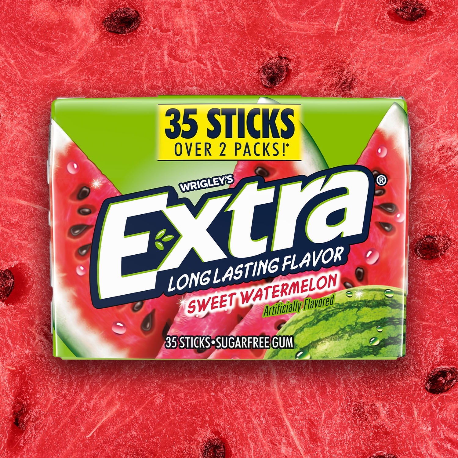 Wrigley's Extra Watermelon Gum 60 Pieces 84G