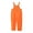 Orange, variant on YunPes Wide Leg Cotton Jumpsuits Kids Painters Overalls Girls Boys Cute Plain Dungarees Solid Sleeveless Baggy Trousers Casual Pants